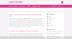 Desktop Screenshot of ladyspleen.com